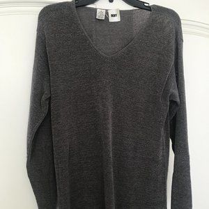 DKNY Lightweight pullover gray sweater M